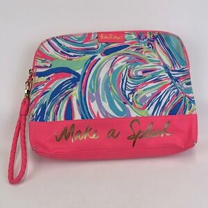 LILLY PULITZER Beach Pouch Wristlet Pink